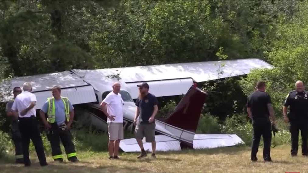 Plane ends up in trees on Cape Cod after landing mishap