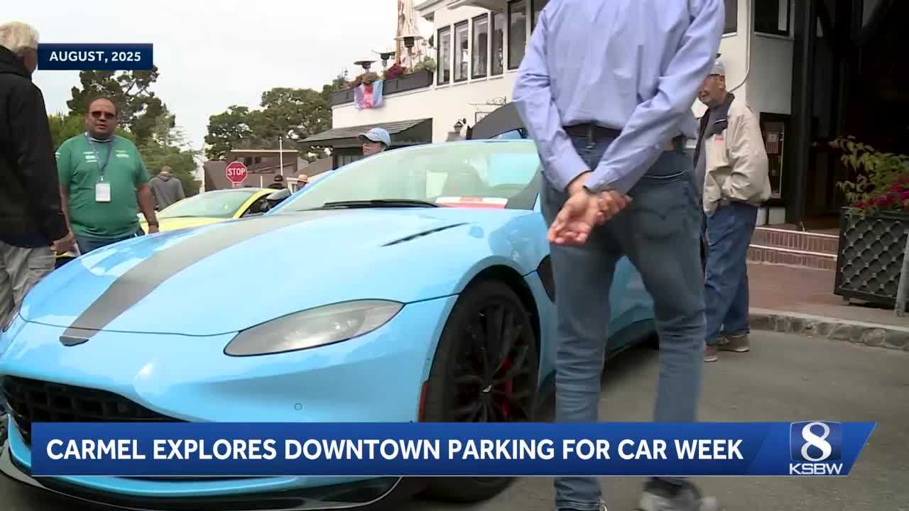 Carmel considers parking fees as much as $200 a day for Car Week crowd control