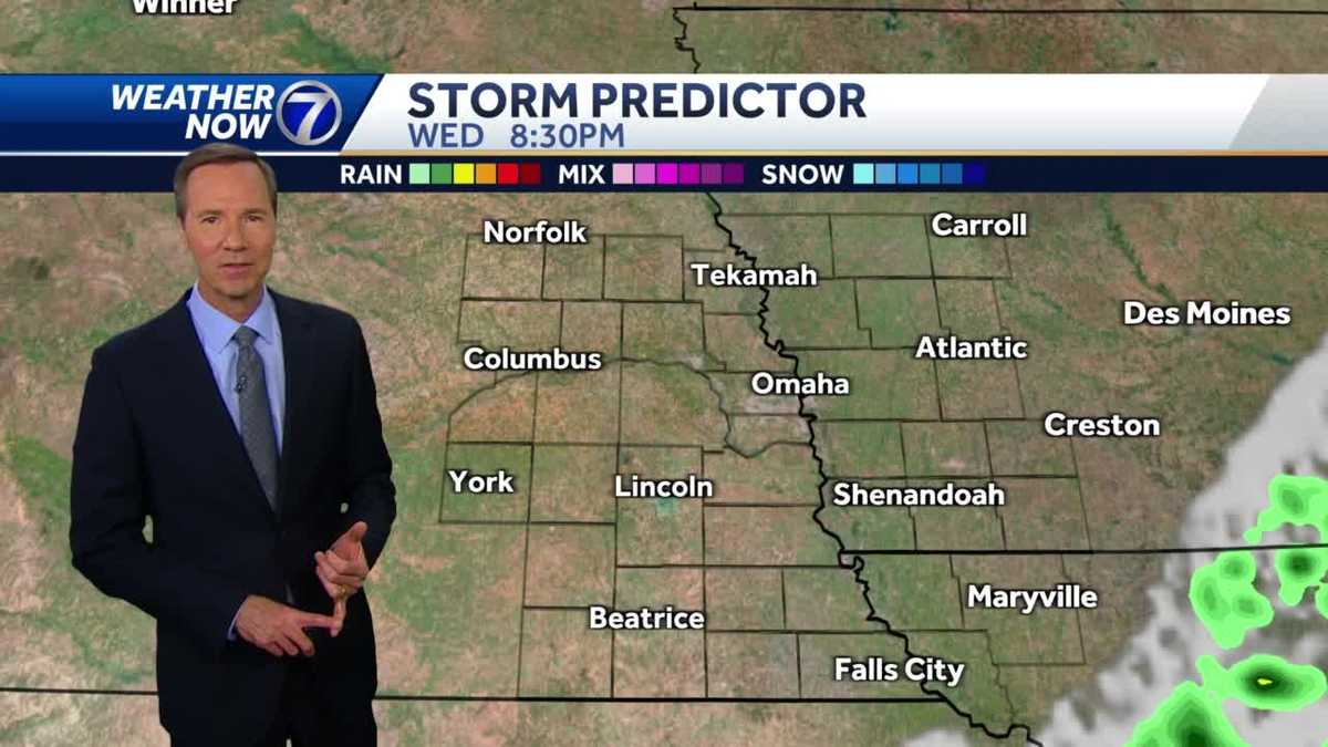 Wednesday evening June 15 Omaha forecast. Good sleeping weather