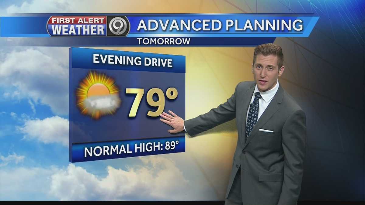 One last comfortable day before heat returns