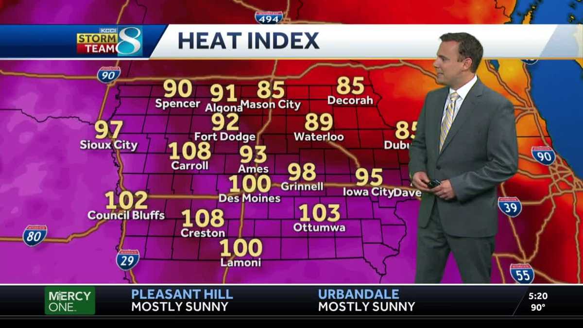 Evening Iowa weather forecast August 9 2021