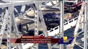 Multi-vehicle Crash Cleared From Bay Bridge