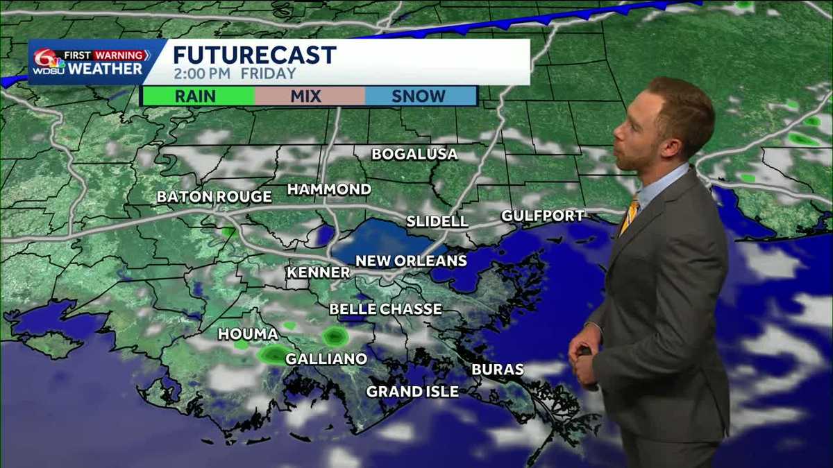 Spotty showers Friday ahead of picture perfect weekend!
