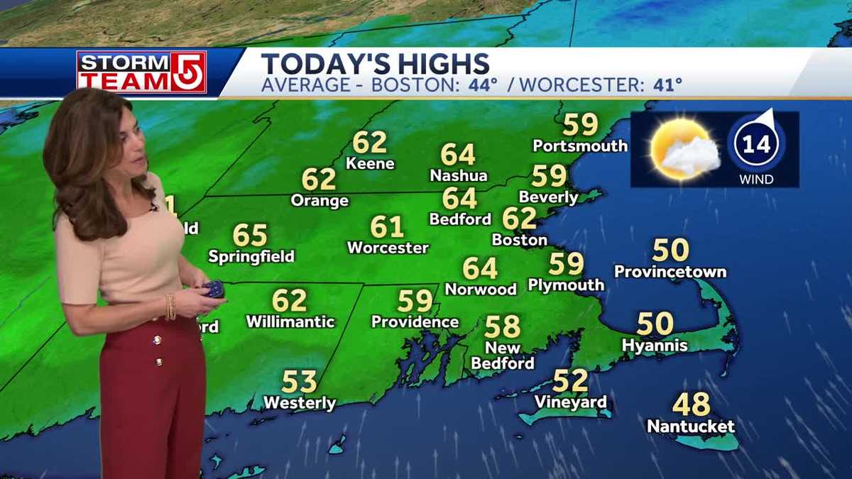 Video: Feel of spring with temps in 60s