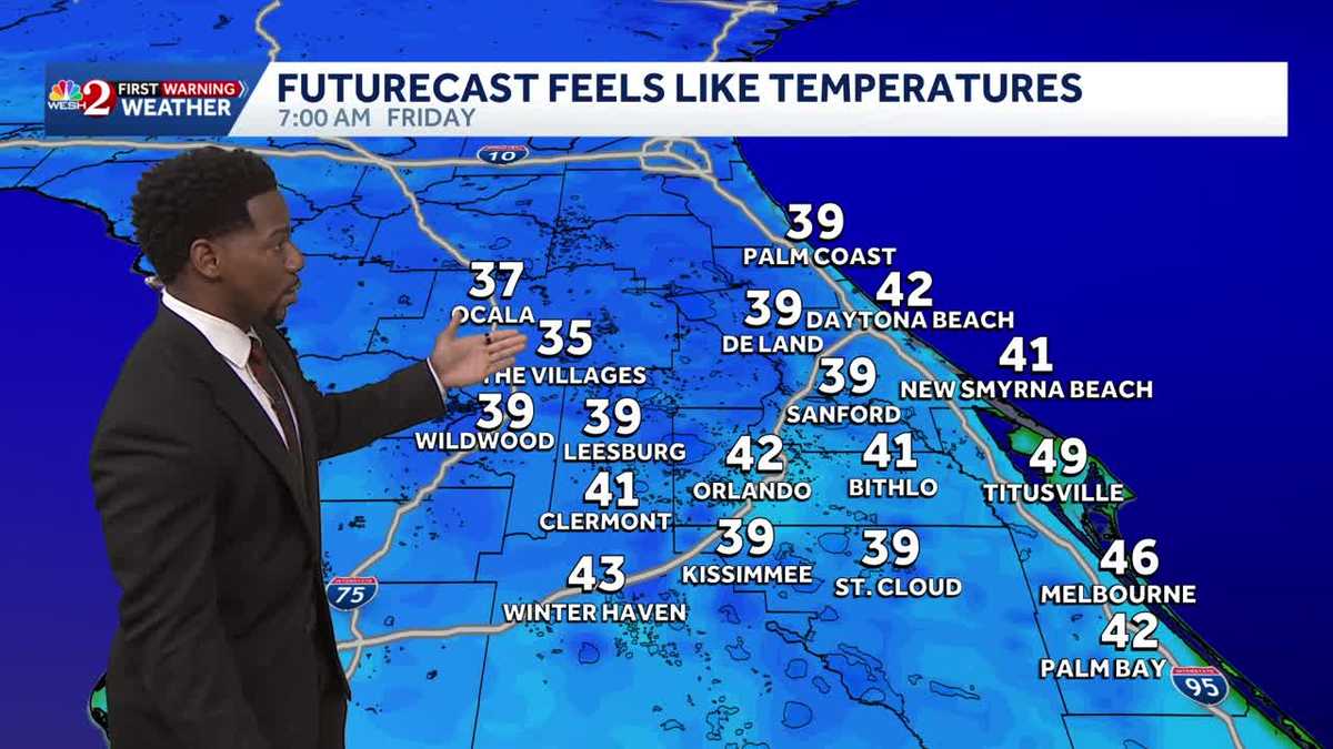 Tracking The Coolest Florida Temps of the Month 30s/40 Tonight