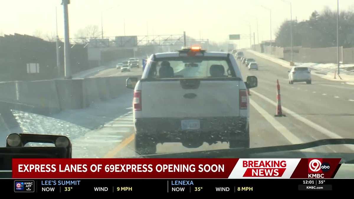KDOT: Express lanes of 69Express opening in a few weeks