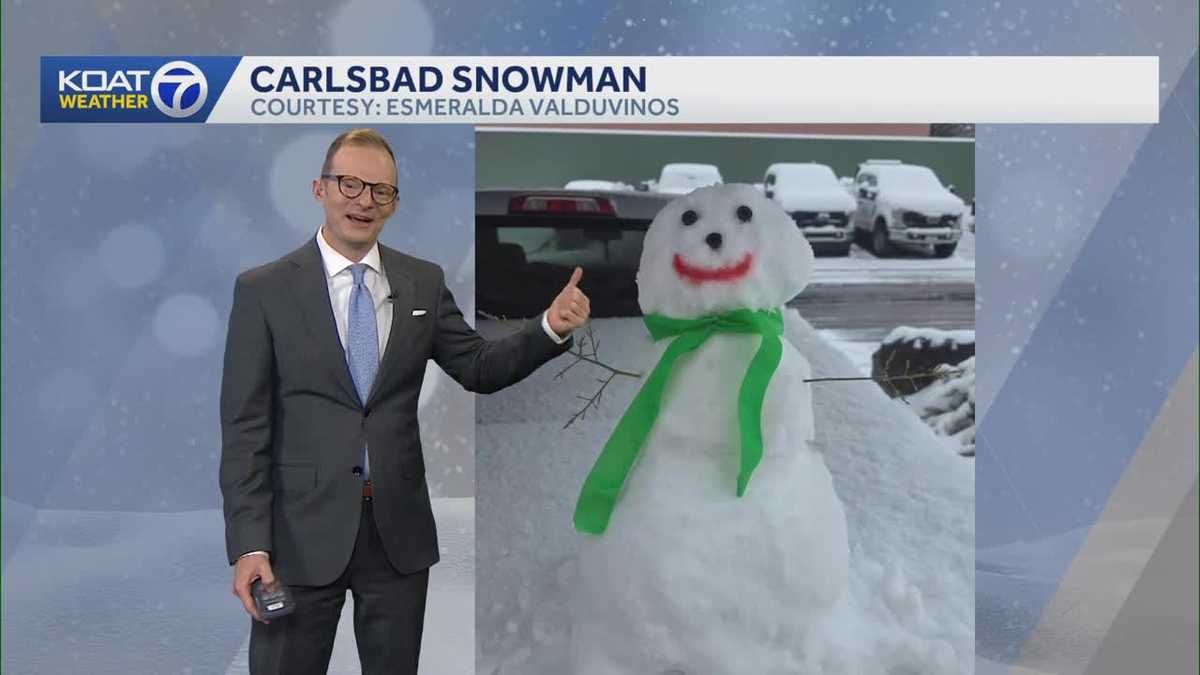 Snow storm exits southern New Mexico with mild trend ahead