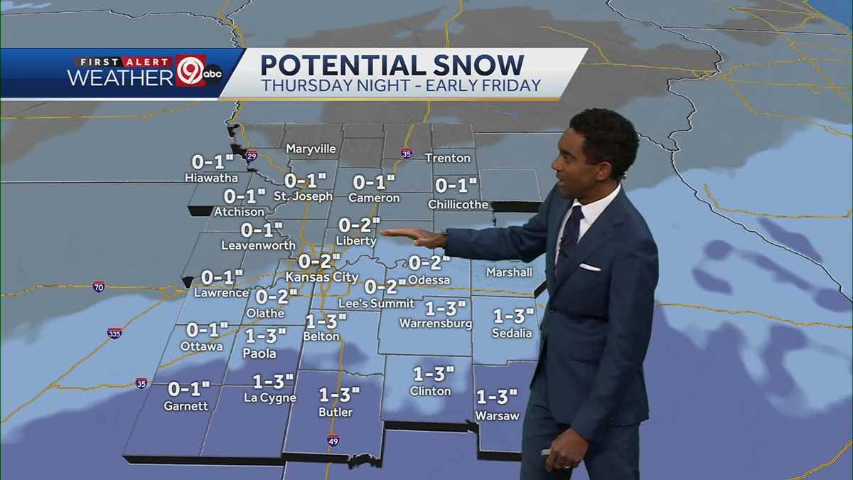 Kansas City weather: Light snow expected in metro area