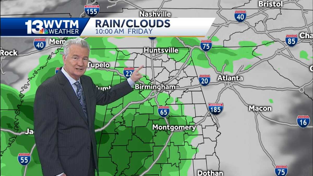 High chance of rain to end this week