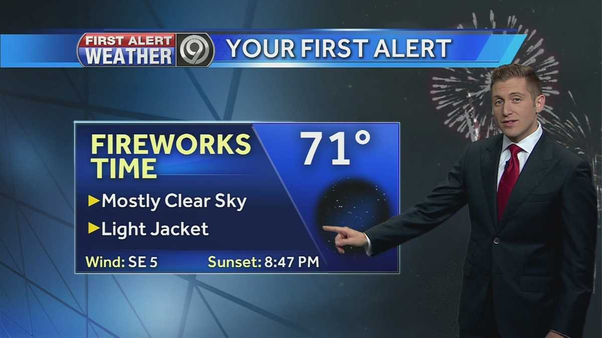 Weather's spectacular for Fourth of July celebrations
