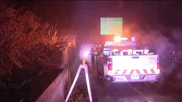 Landslide on Route 837 in West Homestead