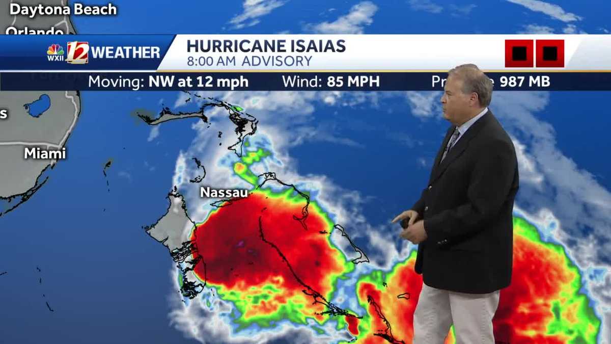 Hurricane Isaias strengthens as it heads toward Florida