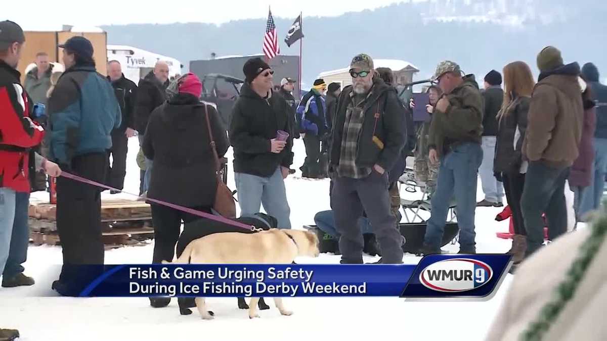 Meredith ice fishing derby draws crowds on the ice