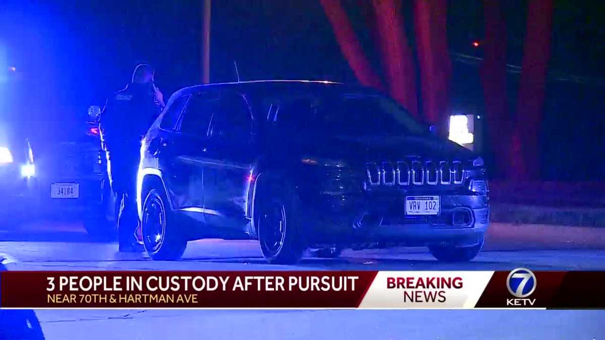 Police: 3 in custody after stolen SUV pursuit