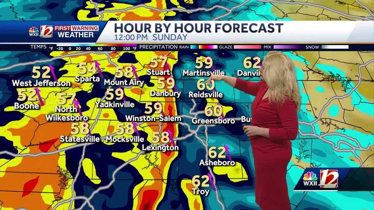 Severe storm risk Sunday in North Carolina, isolated tornadeoes