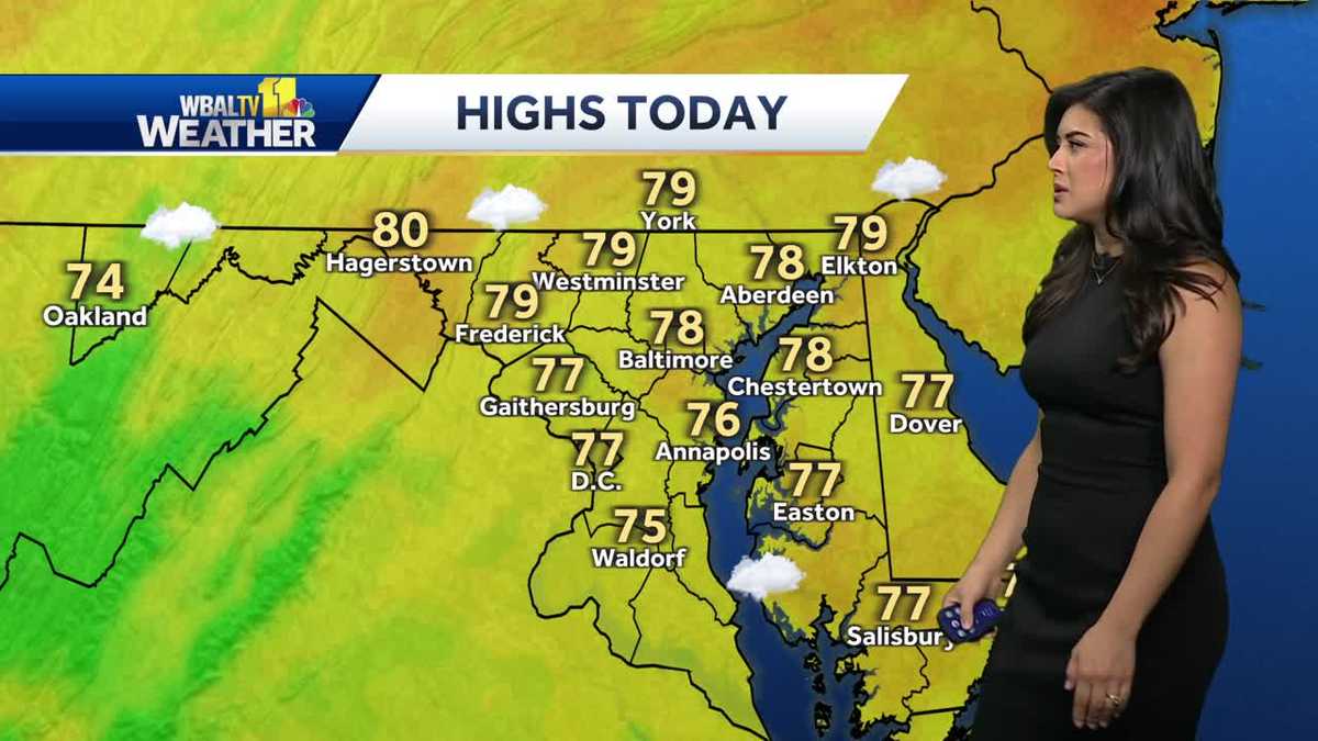 Clouds and warmer temps continue, before cold front returns