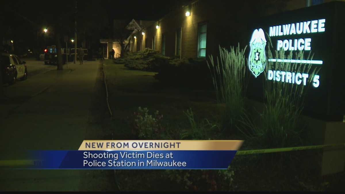 Shooting victim dies outside Milwaukee police station