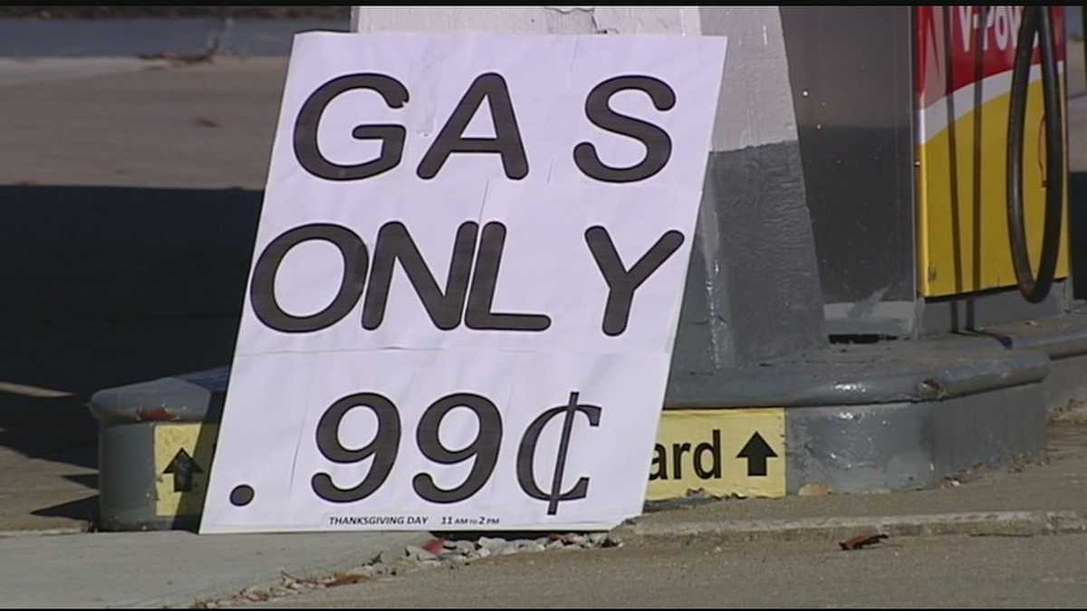 Hebron gas station to offer gas at 99 cents on Thanksgiving