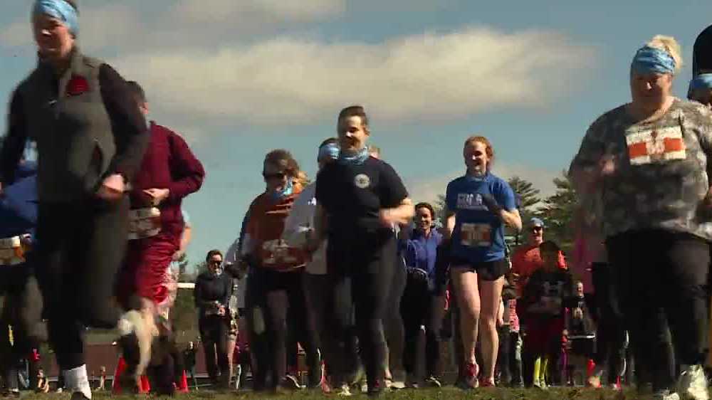 Mainers embrace mud season with Dirty Dog Mud Run