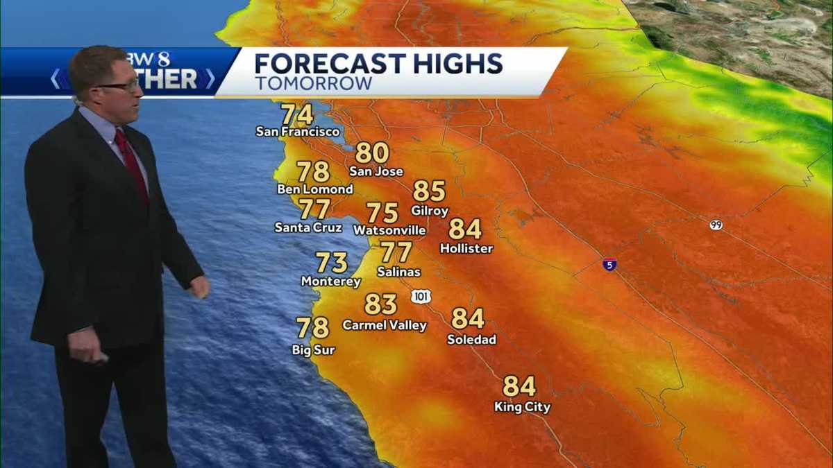 KSBW 8 Weather for October 30