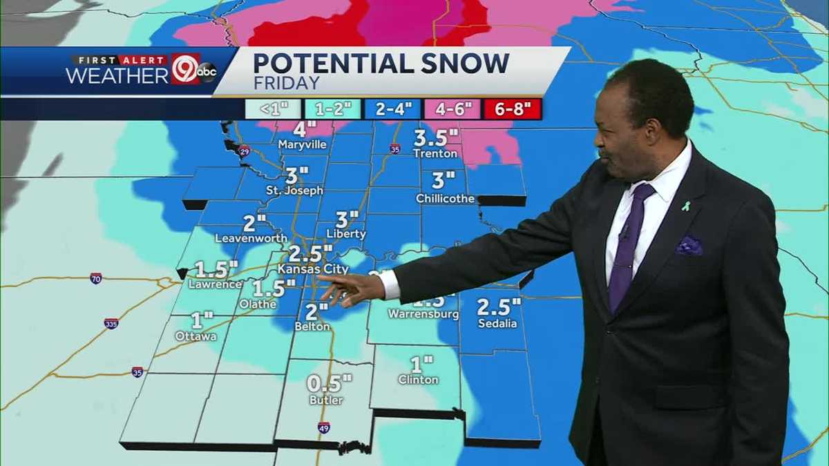 Winter storm will bring accumulating snow Friday