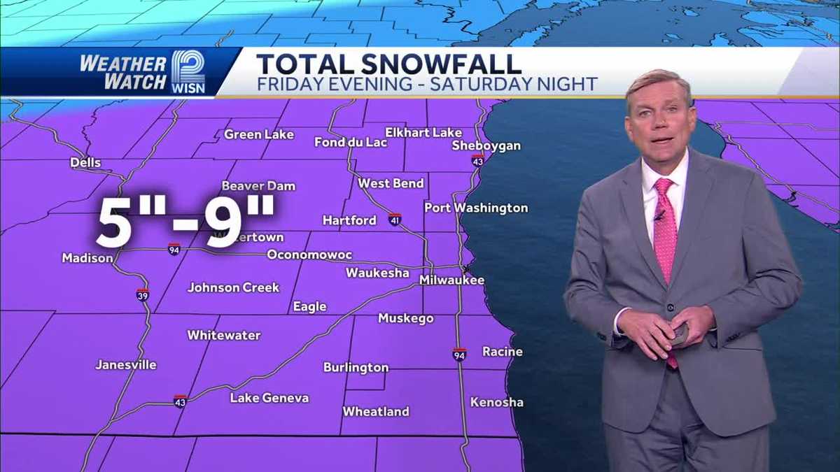 Weather: Long duration weekend snow