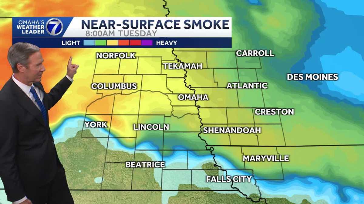 Air quality concerns Tuesday around Omaha and the rest of Nebraska and Western Iowa