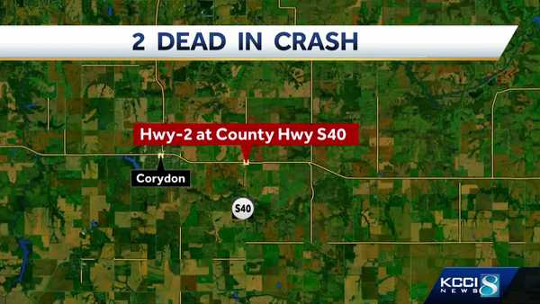 2 dead, 1 injured after head-on crash in southern iowa
