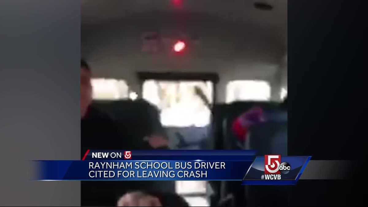 School bus driver cited for leaving crash with students on board