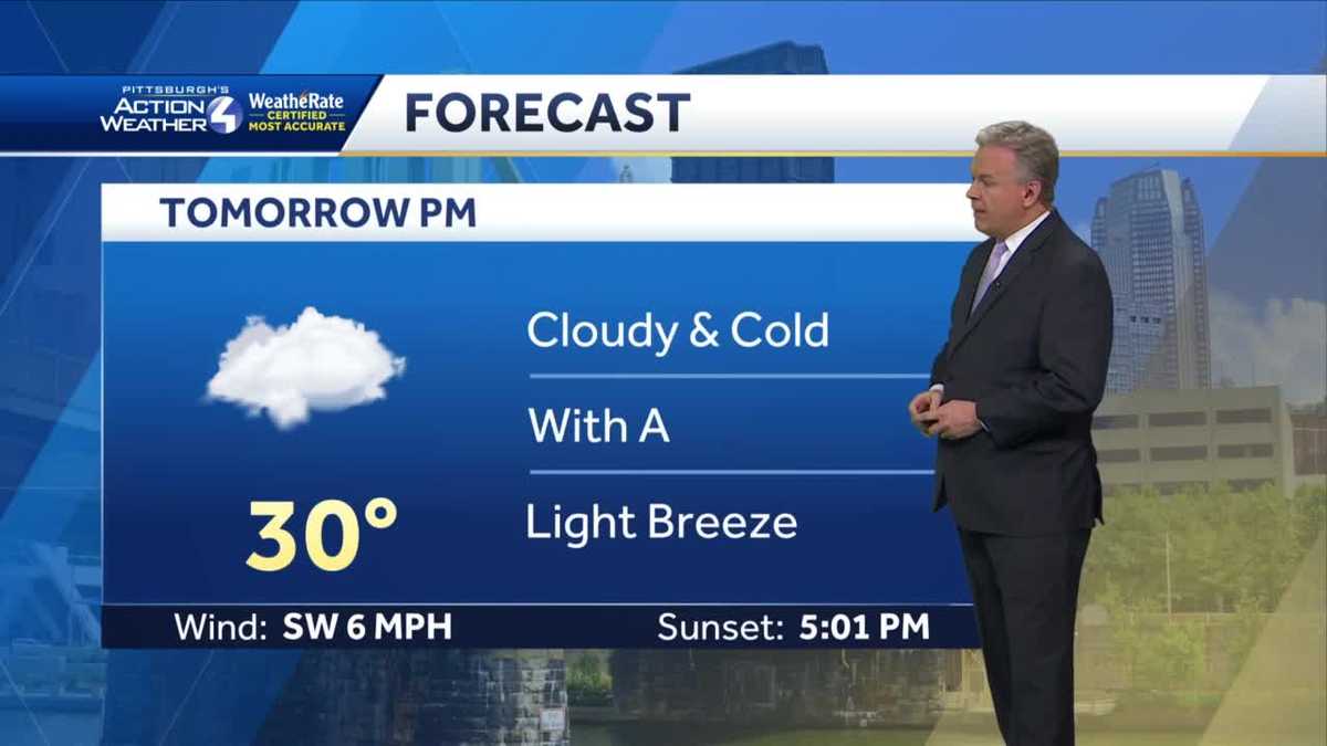 Cold Tuesday before dramatic rise in temperatures