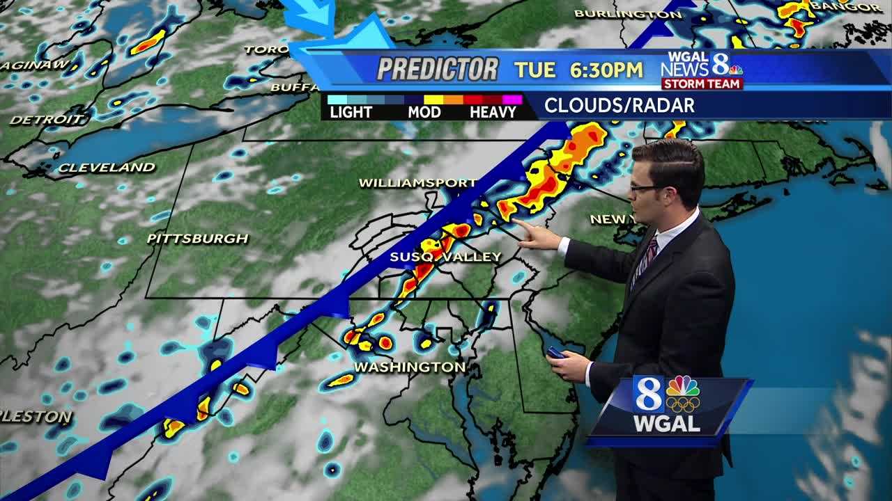 Scattered Strong Storms Tuesday