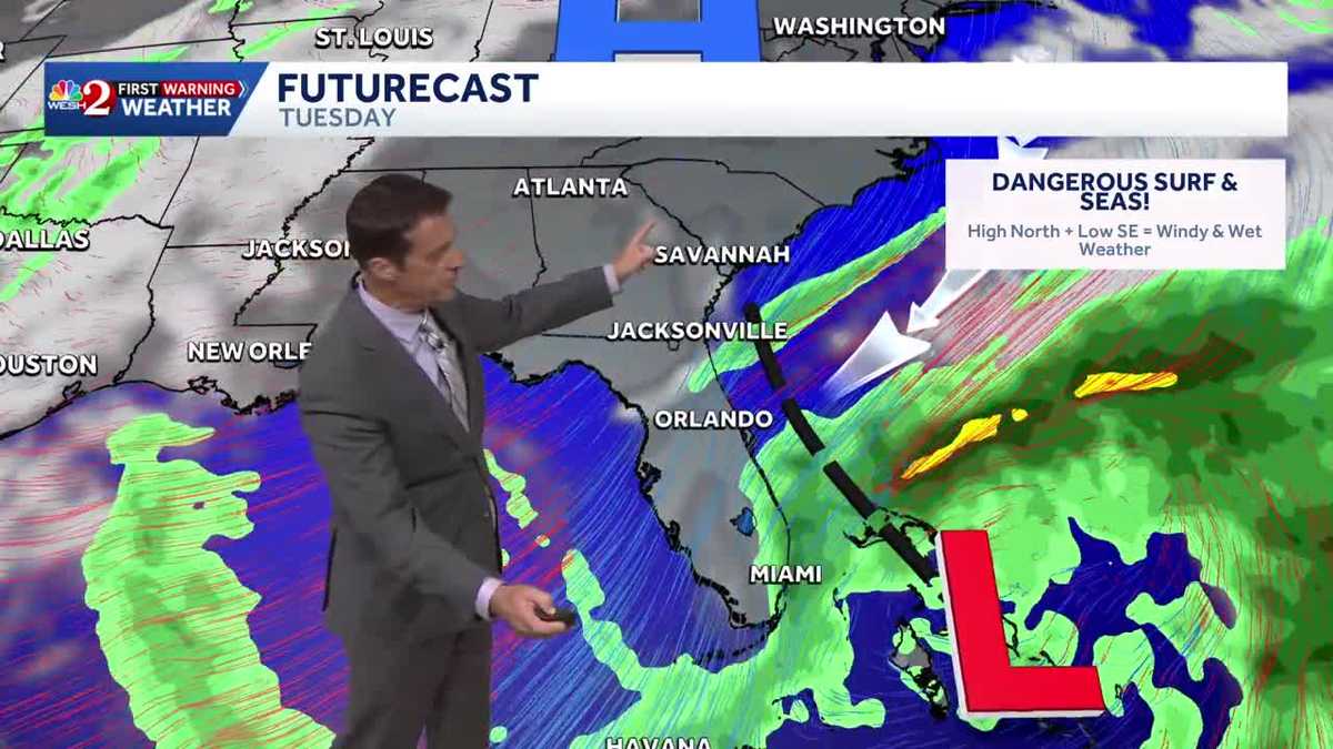 Dangerous seas and surf move in this weekend into early next week. 10.22.2027