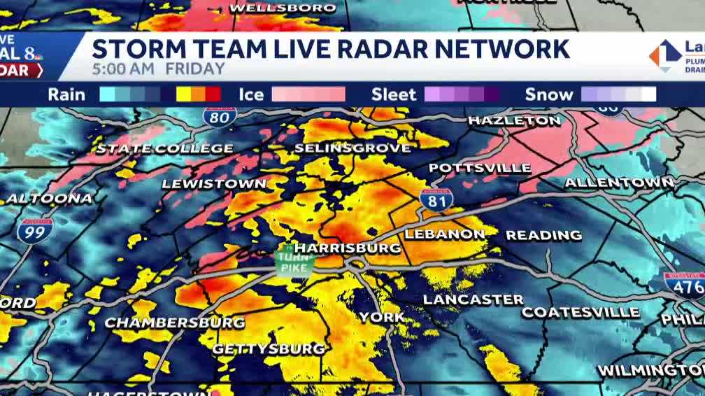 Heavy rain, fog affect morning commute in south-central PA