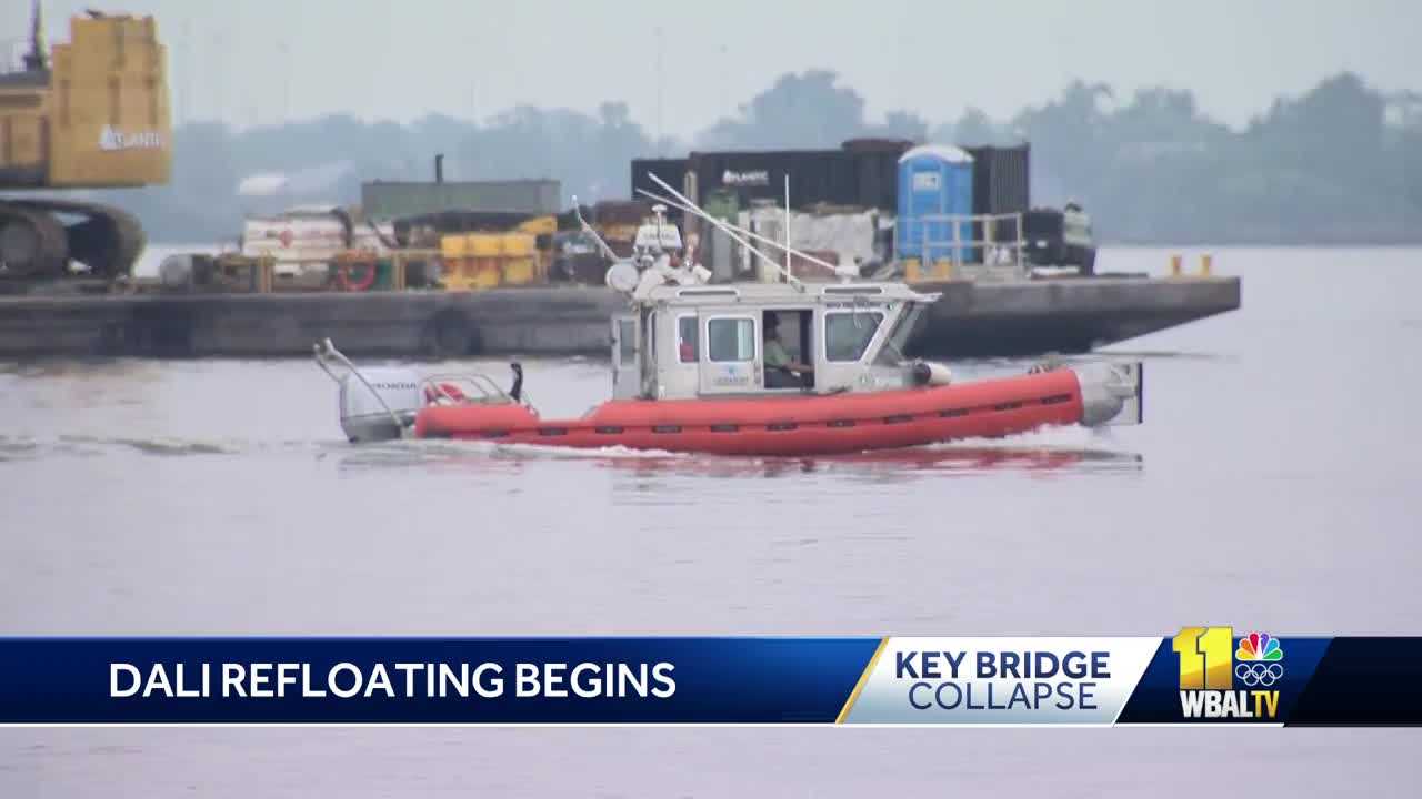 Dali ship set to be refloated Monday morning - Vimarsana News