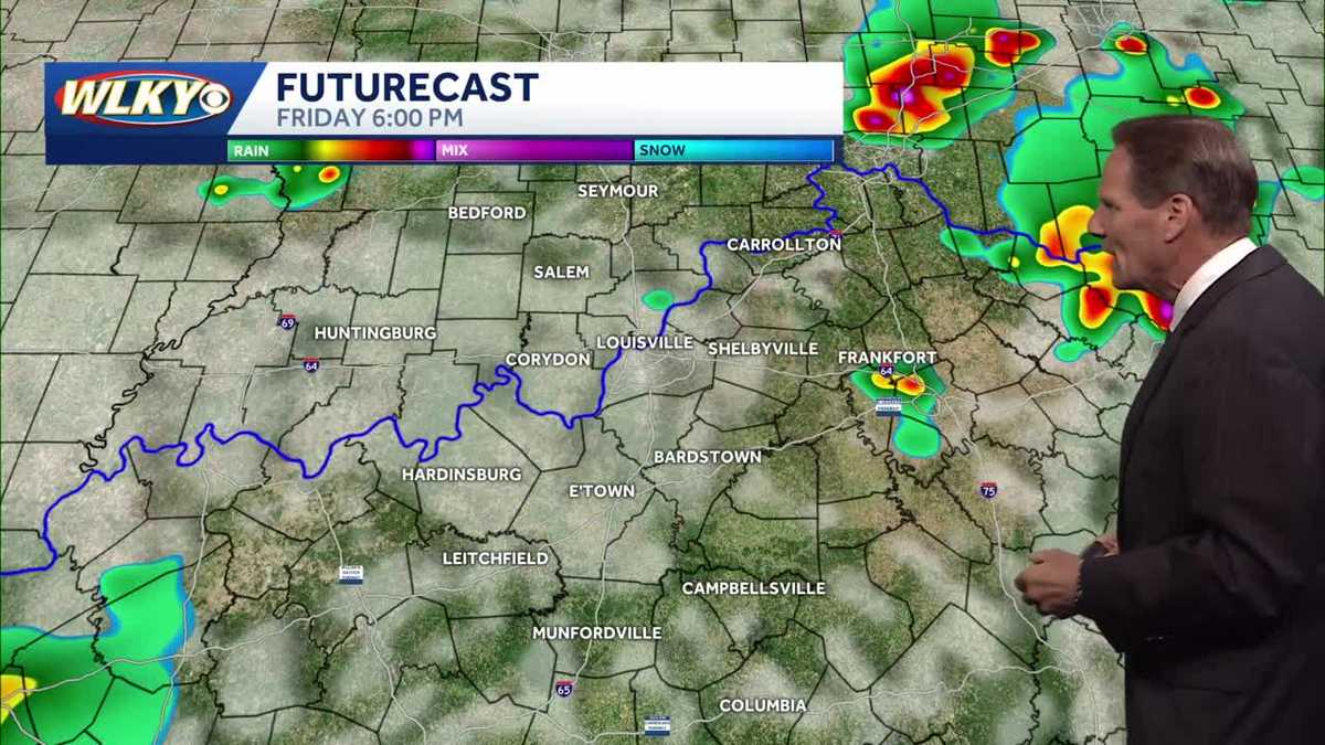 Warm, humid, but only small storm chances