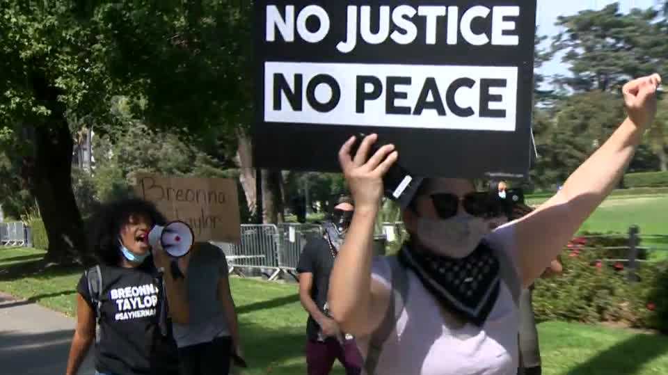 Black Lives Matter group holds all-day protest near CA Capitol