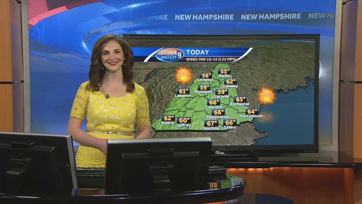 Gusty winds on bright, sunny day