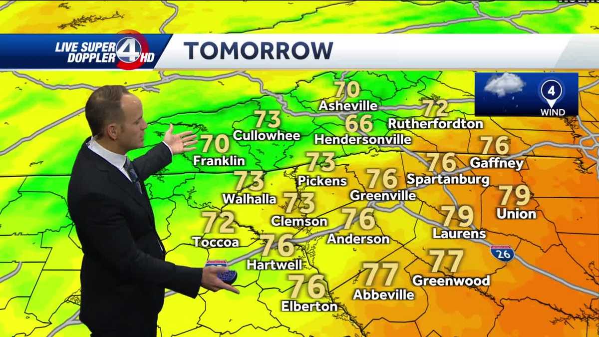 Greenville forecast: Waves of rain continue