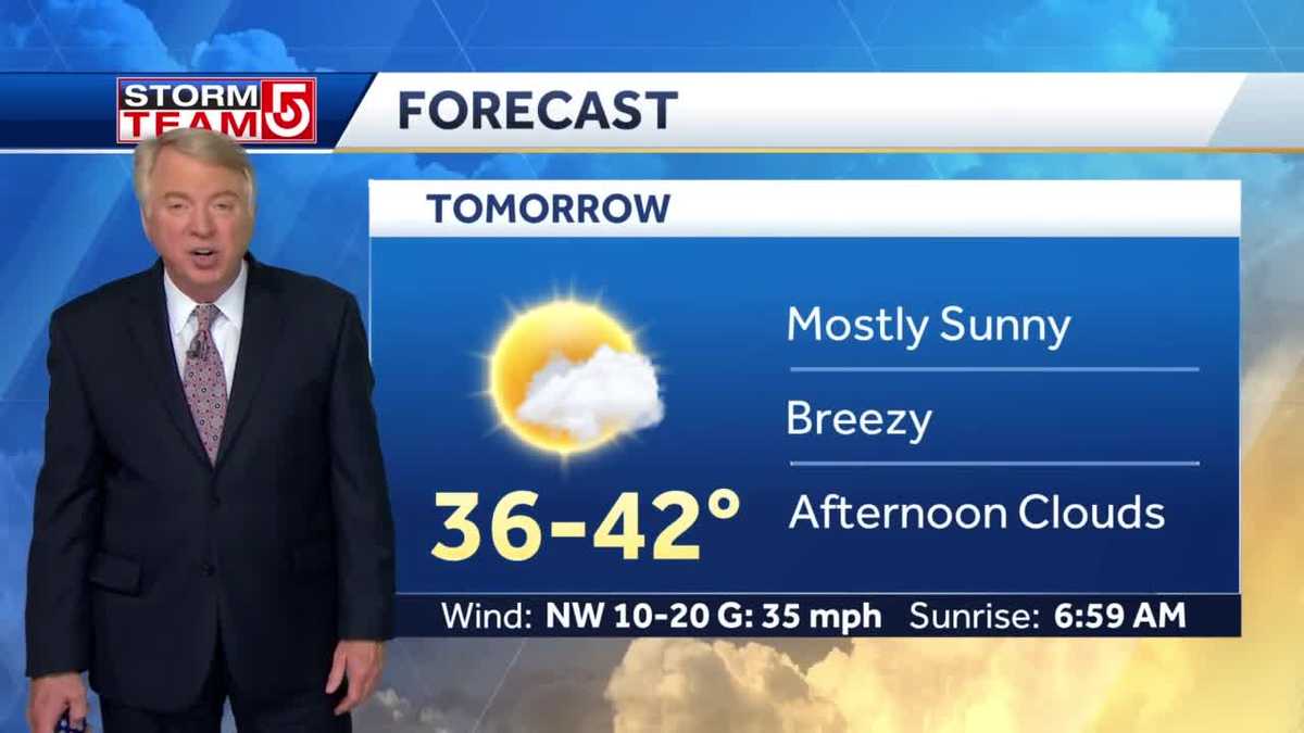 Video: Sunshine returns, but cold air remains Sunday