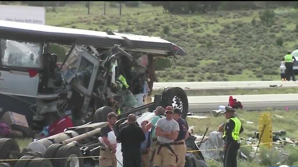 One Killed In Crash Involving Three Big Rigs 6412