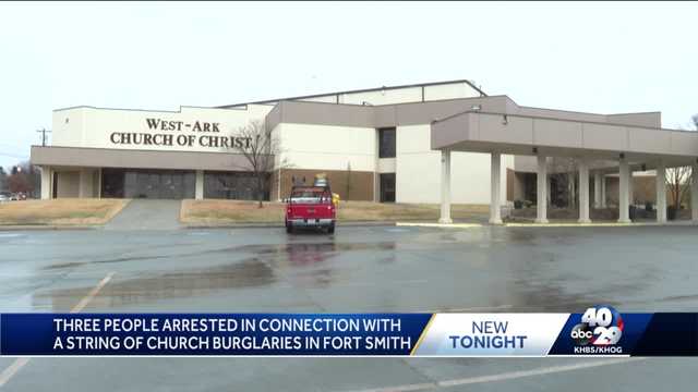 Fort Smith police make arrests in church burglaries - Vimarsana News