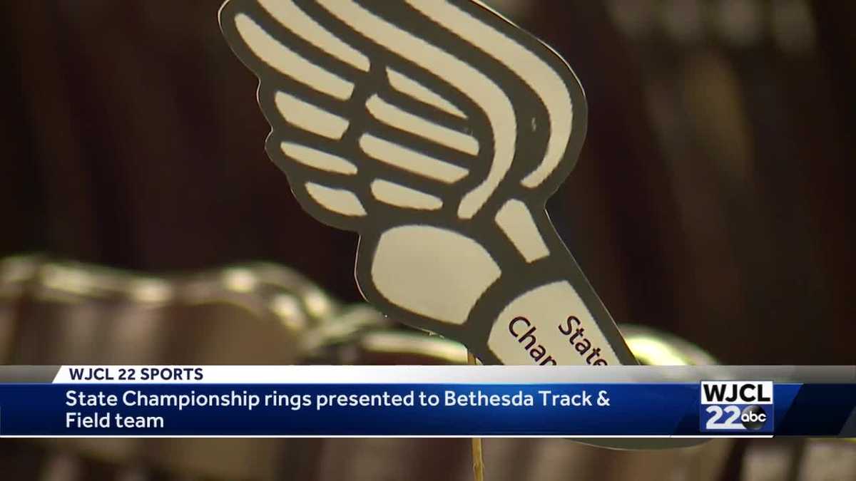 State Championship Rings Presented to Bethesda Track & Field Team