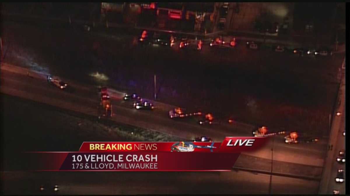 Man suffers medical emergency, causes 10-vehicle crash