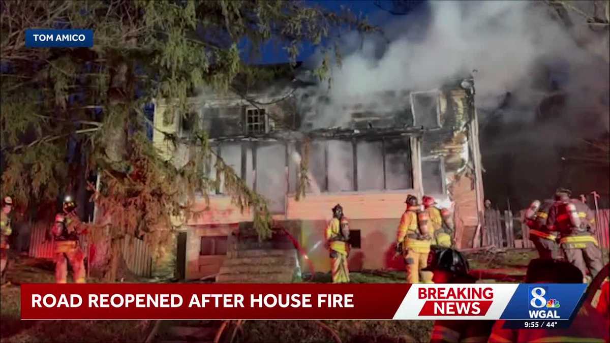 House fire in Lancaster County