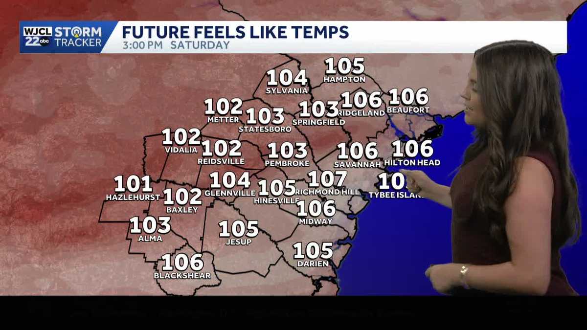 Heat advisory hits Southeast Georgia and the Lowcountry as triple-digit heat index looms