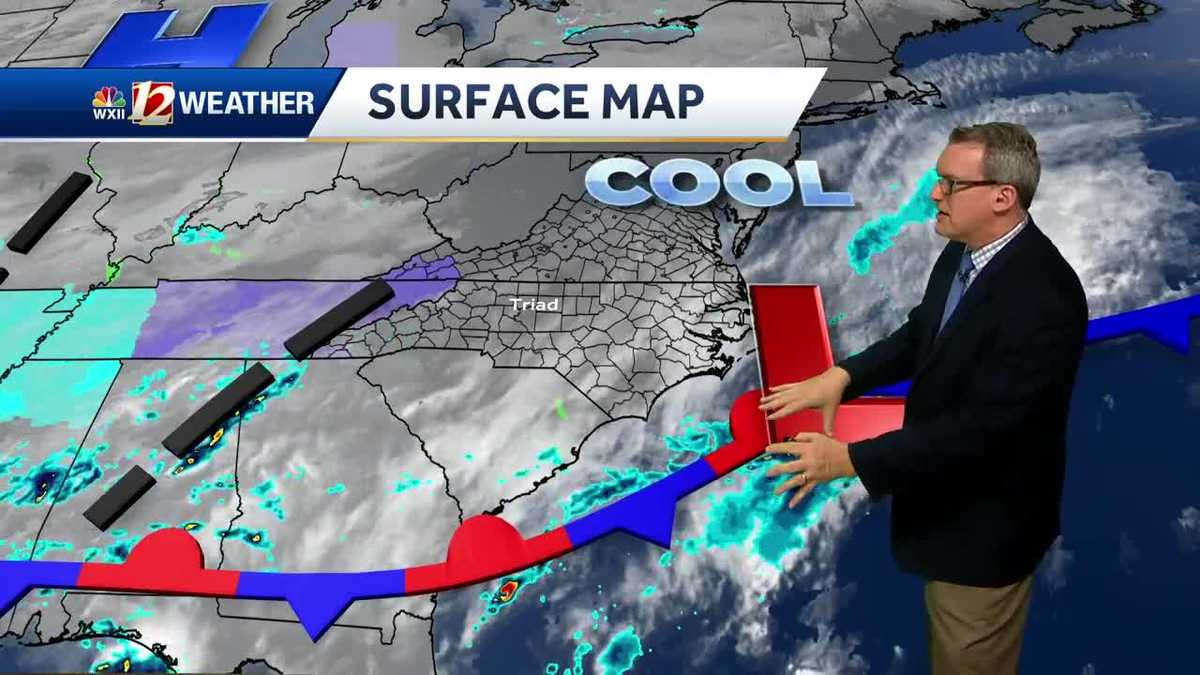 WATCH: Pleasant sun gives way to chilly rain
