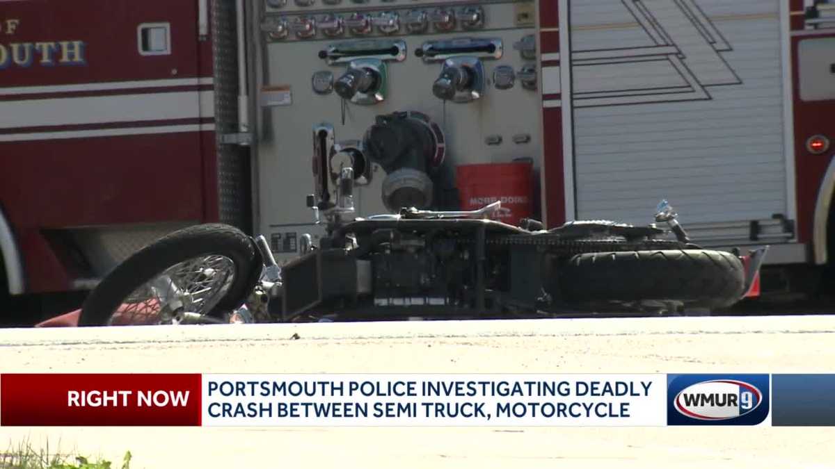 Motorcyclist dead after crash in Portsmouth, NH