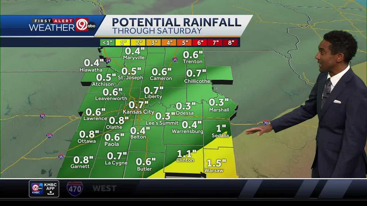 Kansas City forecast: Cool rounds of rain likely Friday, Saturday