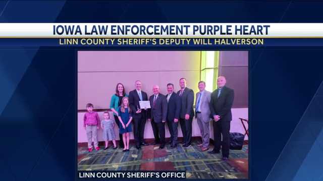 Linn County deputy injured during robbery receives purple heart - Vimarsana News