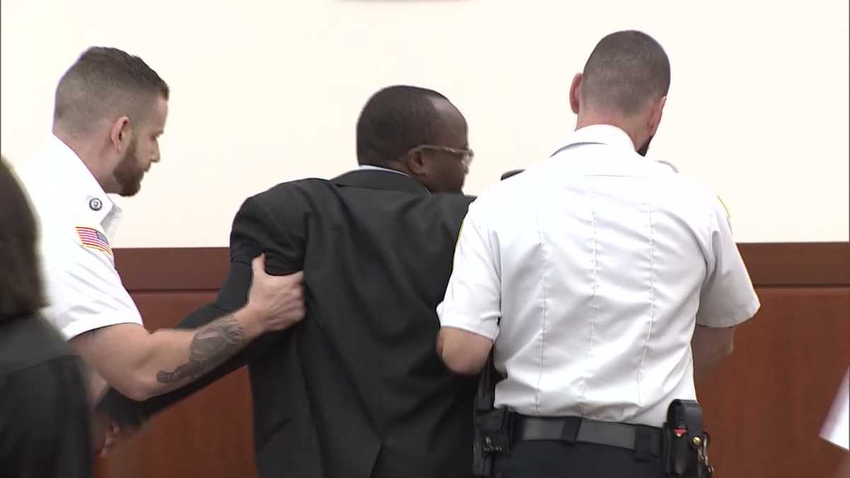 Driver charged in death of state trooper removed from courtroom